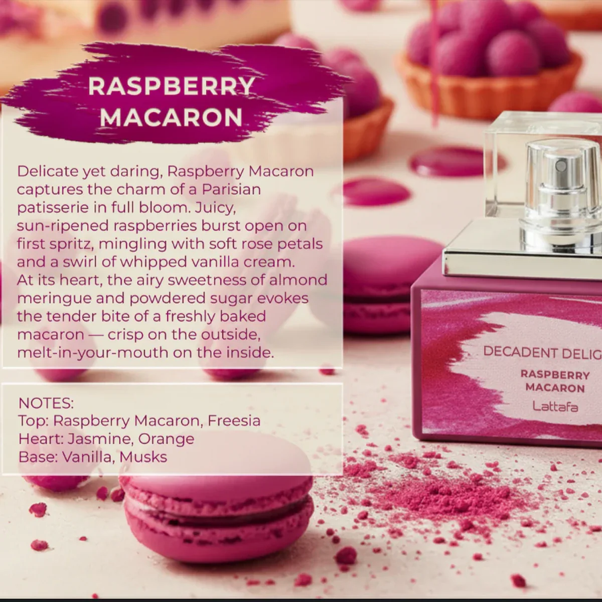 Decadent Delight Raspberry Macaron 1.7 oz EDP for women