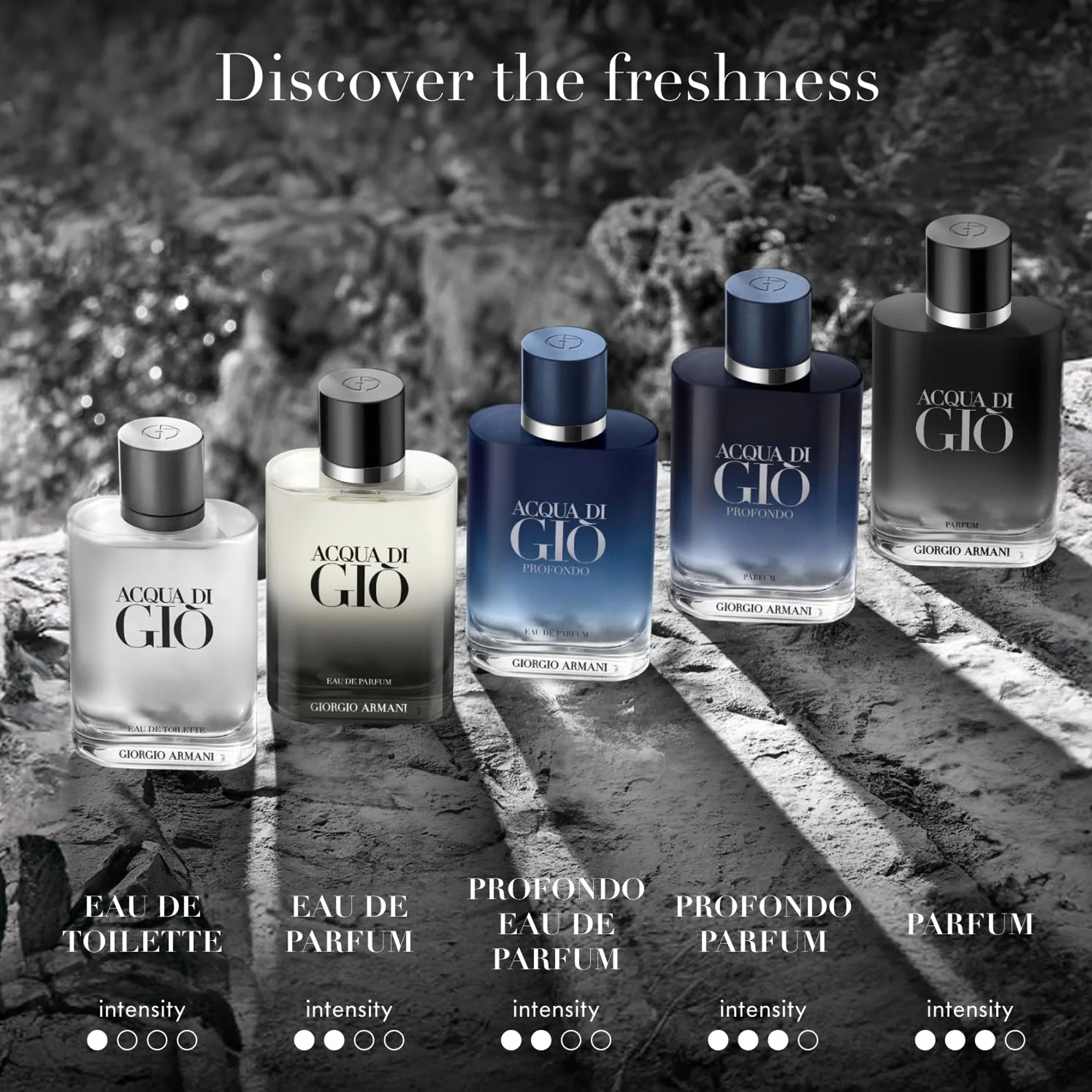 Acqua di Gio Profondo 3.4 oz EDP Refillable for men