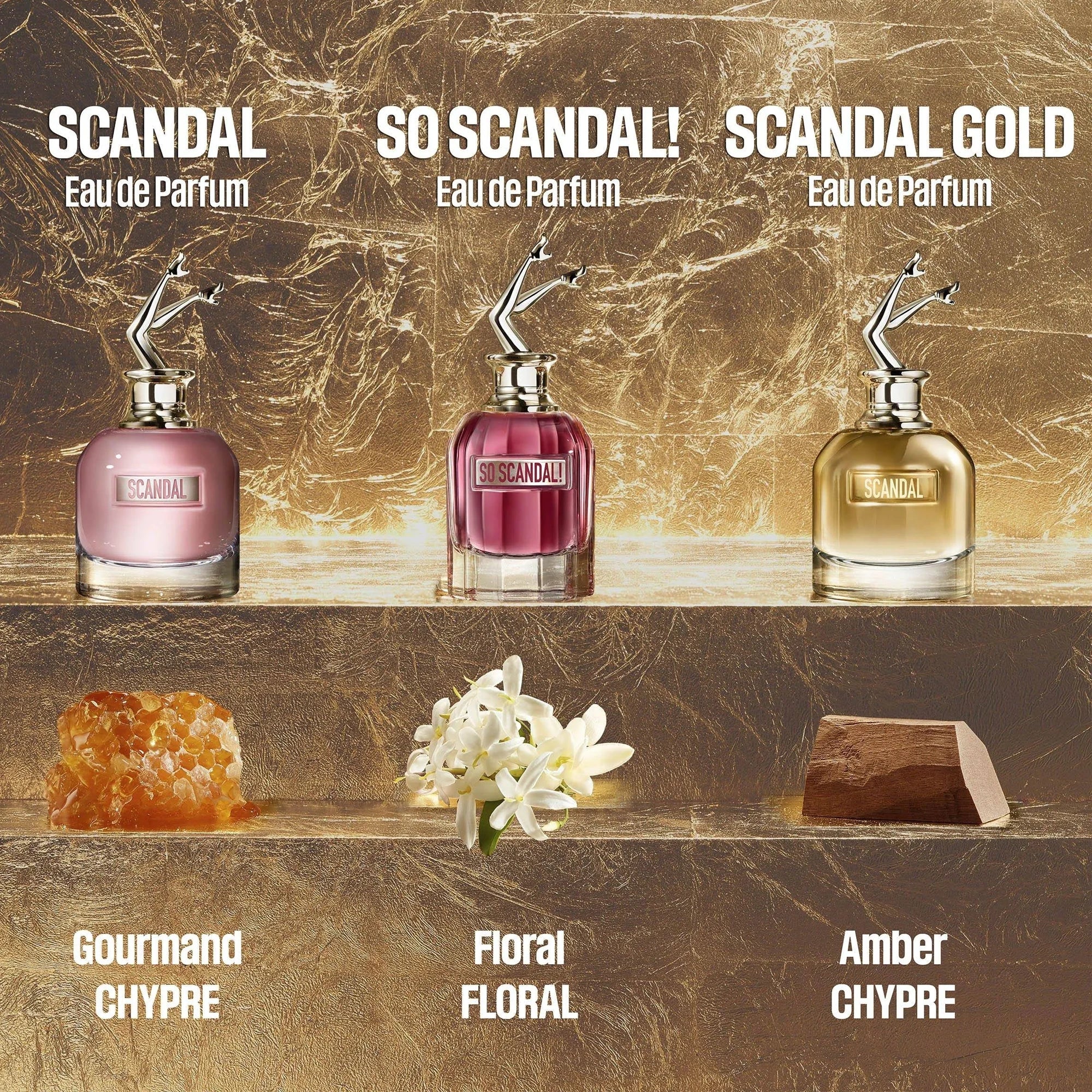Jean Paul Gaultier Scandal Gold 2.7 oz EDP for women