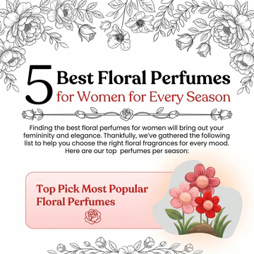 5 Best Floral Perfumes for Women for Every